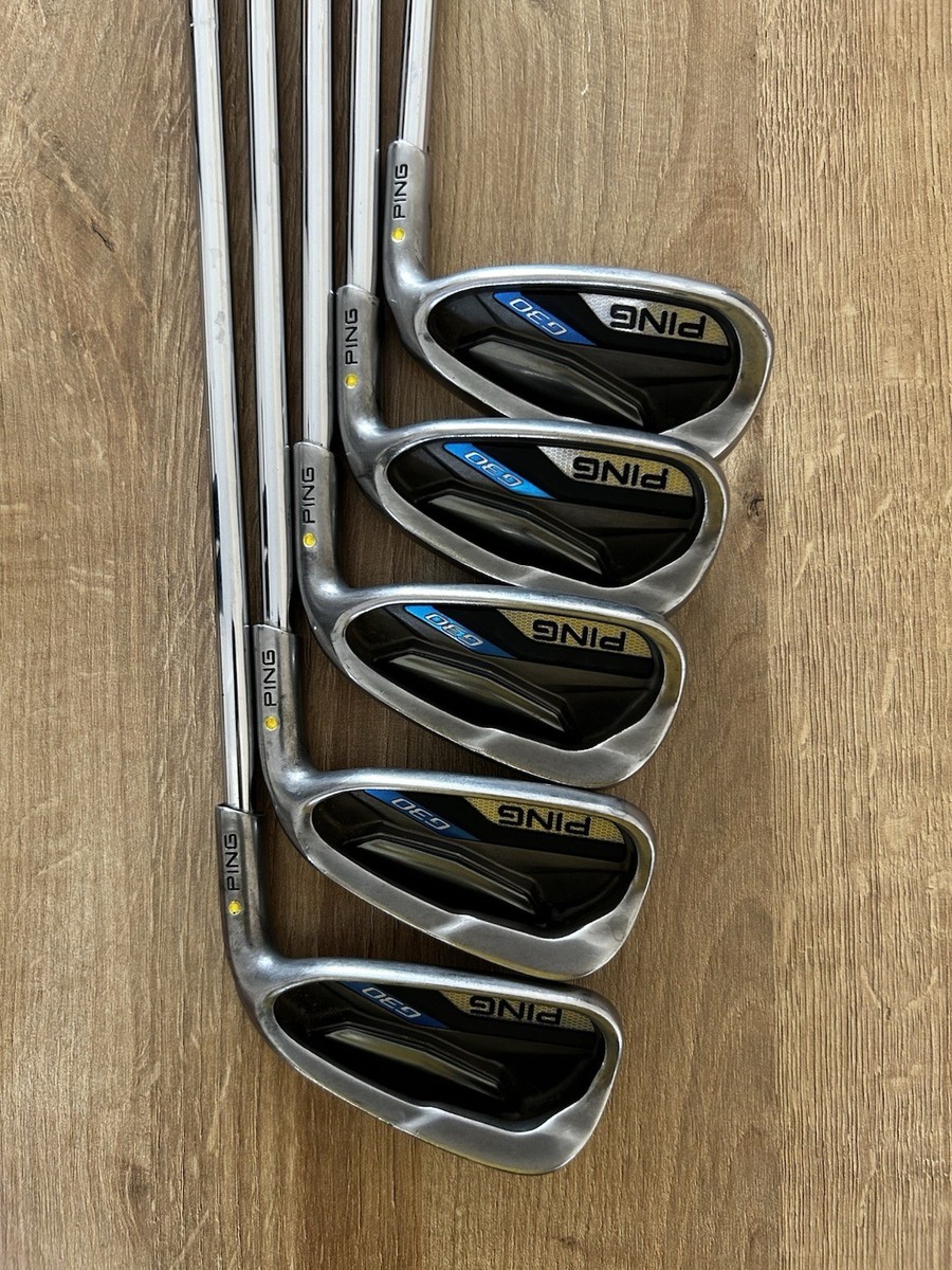 Ping G30 Iron Set Yellow Dot, 6-PW Reg Flex Steel, Including SW