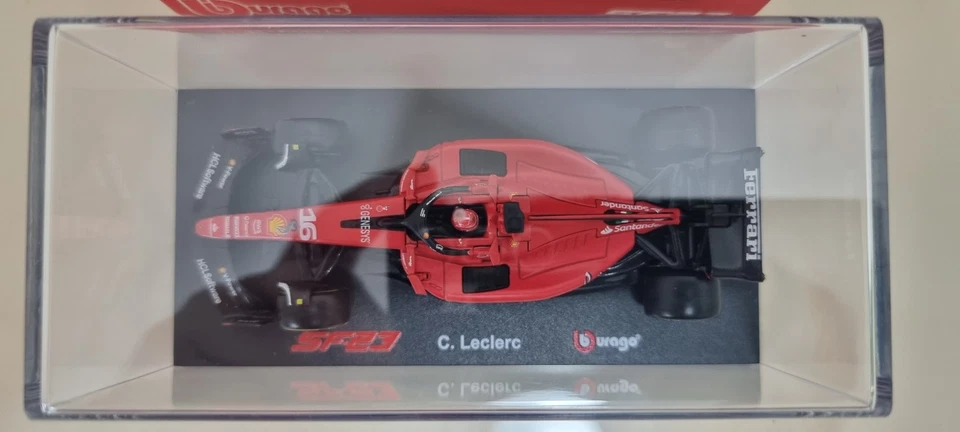 Ferrari SF23 #16 C.Leclerc 1:43 Burago Signature - No CMC - KYOSHO - MINICHAMPS  - Immagine 3 di 4