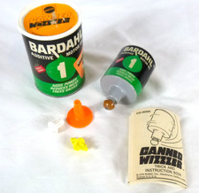 Vtg 1970 Mattel Canned Whizzzer Bardahl Motor Oil In Can W/ Accessories WORKS!!