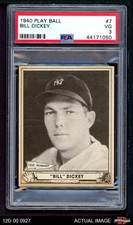 1940 Play Ball #7 Bill Dickey Yankees HOF PSA 3 - VG