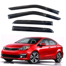 Rain Guards Fit for 2012-2017 Kia Rio, Out-Channel Window Visors 2012-2017 Rio