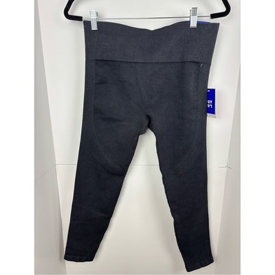 JoyLab Black Ribbed High-Waist Leggings