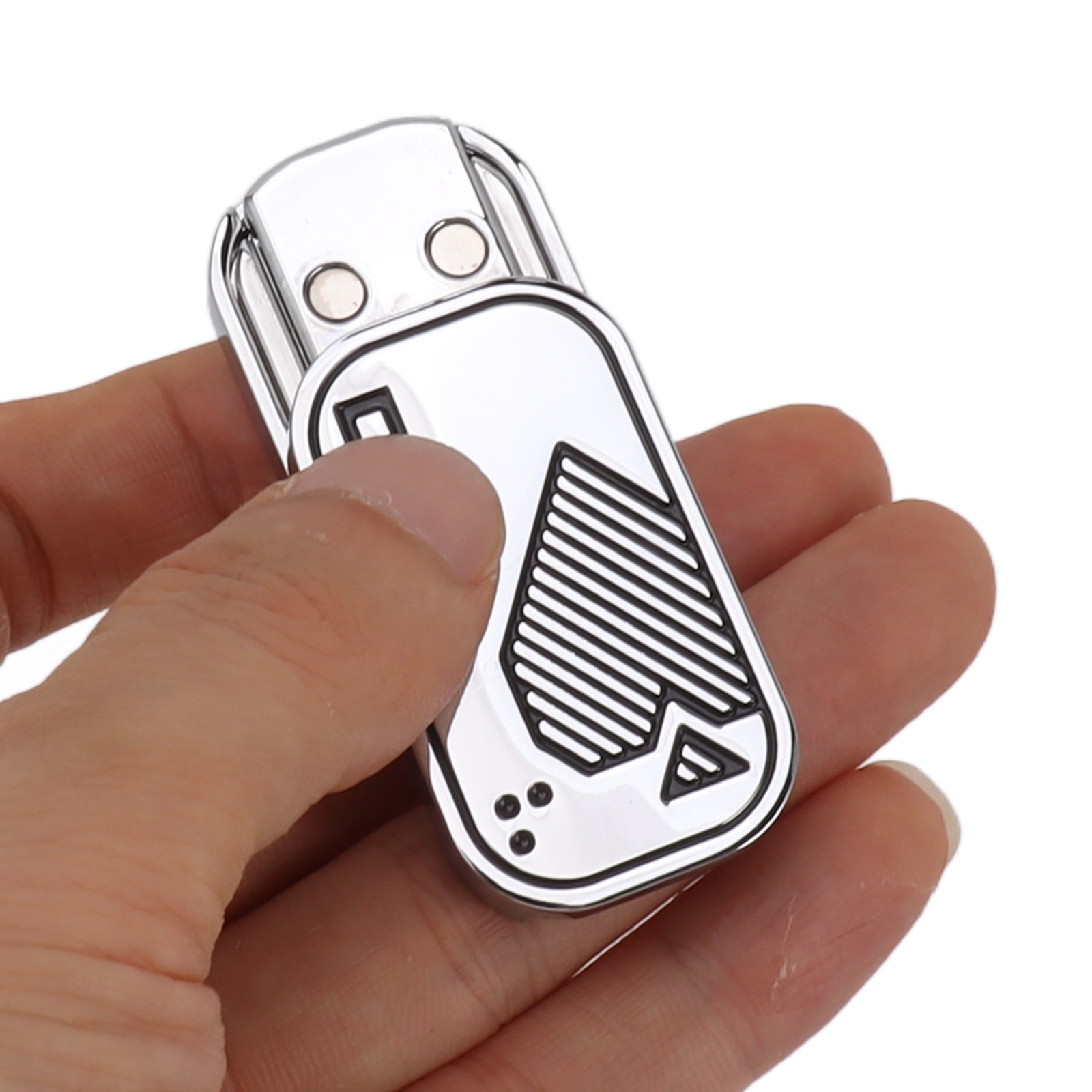 Metal ADHD 3 Layer Push Slider Toy Funny Exquisite Stress Relief For Office Trav