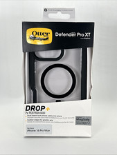 OtterBox Defender XT Apple iPhone 16 Pro Max Dark Side Clear/Black MagSafe Case