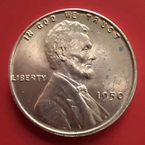 1950-P RED BU Lincoln Wheat Cent “Superior Quality " FAST SHIPPING 777