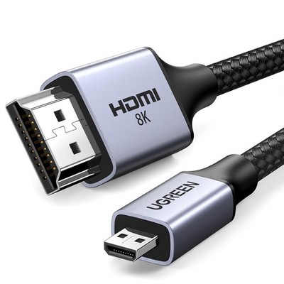UGREEN 2M Micro HDMI zu HDMI 2.1 Kabel 8K 4K@120/240Hz Micro Kabel eARC Dolby