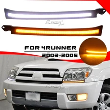Front Headlight LED Daytime Running Light DRL For Toyota 4Runner 2003-2005