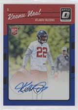 2016 Donruss Optic Blue Signatures 42/75 Keanu Neal #125 Auto 1x9