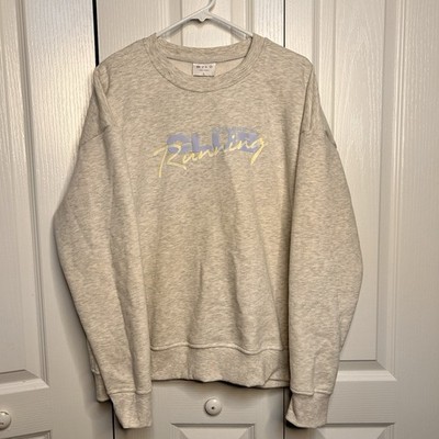 WILO The Label Sweatshirt Womens L WILO Wellness Club Oversized Pullover NWT