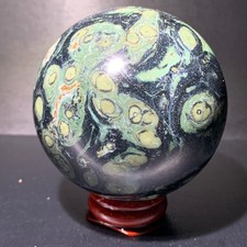 414G RARE Peacock eye ball Polished Quartz Crystal Healing Specimens