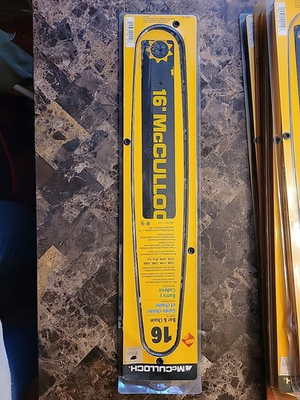 #ad NOS Mcculloch Bar amp; Chain 16quot; MPG370GLX 54DL .375 Pitch .050 Gauge $42.98