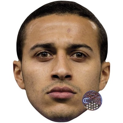 Thiago Alcantara Celebrity Mask, Flat Card Face, Fancy Dress Mask
