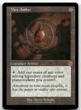 Mox Amber [Foil] #35 Prices | Magic Brother's War Retro Artifacts