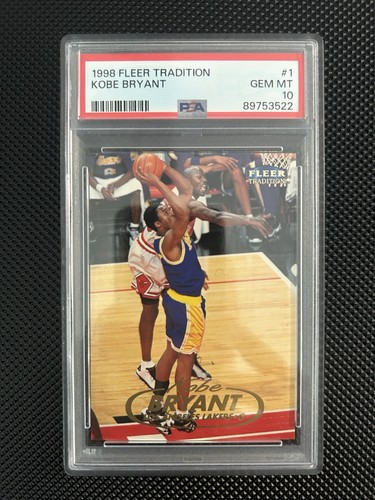 1998-99 Fleer Tradition - Kobe Bryant, Michael Jordan #1 PSA 10