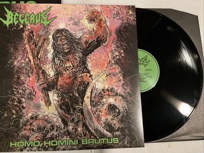 Becerus - Homo Homini Brutus LP 2022 Everlasting Spew Records   SPIT054LP EX/EX