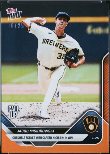 2025 Topps Jacob Misiorowski #AA5 All Aces Case Hit Rookie RC
