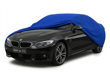 Ganzgarage Indoor Stretch Cover Carcover f�r BMW 4er F33 Cabrio blau