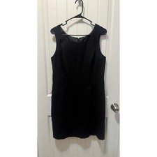 John Meyer Womens SHEATH Dress Size 10 Black White Sleeveless ICONIC Career