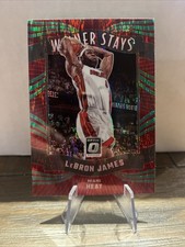LeBron James 2023-24 Donruss Optic - Winner Stays Green Shock Prizm #2 MINT