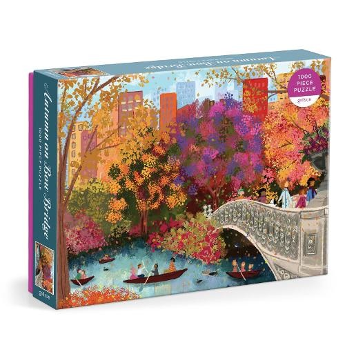 Joy Laforme Autumn on Bow Bridge 1000 Piece Puzzle by  Galison - 9780735386105 - Image 3