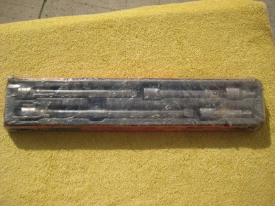 #ad 305ASX Snap on 1 2quot; drive 2quot; to 11quot; 5 piece Knurled Extension Set 2 3 5 8 11 NEW $195.75