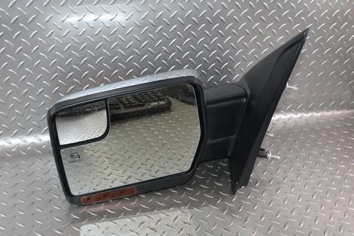 11-14 F150 Chrome Driver LH Power Folding Heated Door Mirror OEM Factory Cap WTY