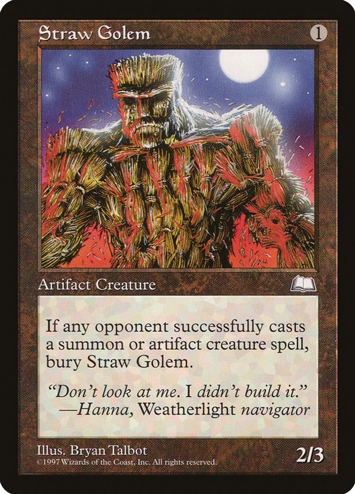 NM - Straw Golem [WTH - 158] Weatherlight