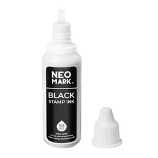 Stamp Ink Refill Black 1 oz Quick Drying Water Based for Self Inking Stamps Pad