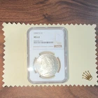 1890 San Francisco Morgan Silver Dollar NGC MS 63 Uncirculated