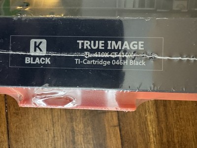 True Image TI - 410X CF410X TI - Cartridge 046H - Black - Open Box New Sealed