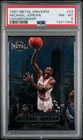 MICHAEL JORDAN 1997 METAL UNIVERSE CHAMPIONSHIP BASKETBALL CARD #23 PSA 8 BULLS