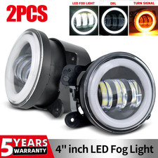 Pair 4 Inch Round Led Fog Light Driving Lamps For Subaru Forester 2006-2022
