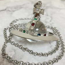 Vivienne Westwood Medium Orb Necklace Pendant Silver S2673
