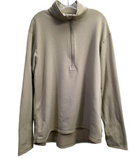 U.S. Army Mens XL Cold Weather Shirt Pullover Beige Generation III ECWCS Level 2