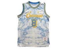 Kobe Bryant #8 Crenshaw Blue Marble HeadGear Classics Size XL NBA Jersey