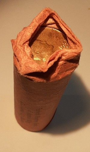 1957-D Lincoln Wheat Cent Roll - 50 BU Coins in Wrapper