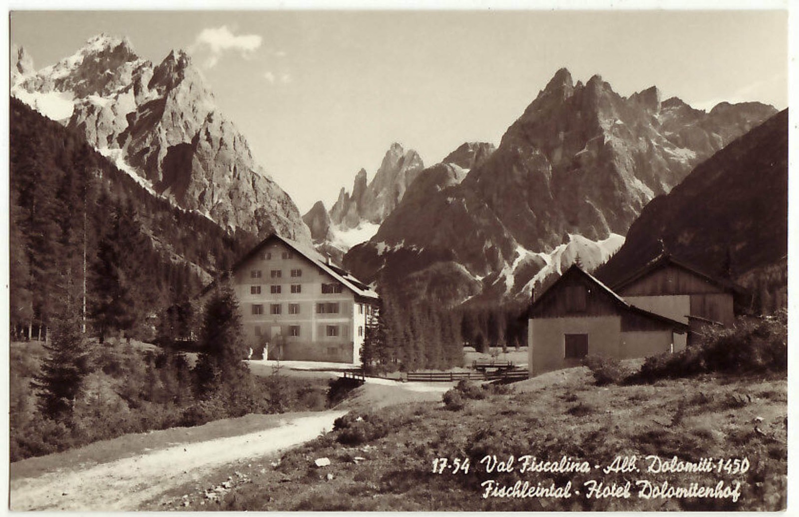 VAL FISCALINA - BOLZANO - ALBERGO DOLOMITI -21673-
