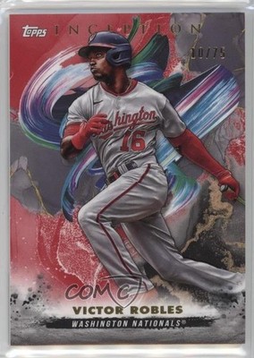 2023 Topps Inception Red 10/75 Victor Robles #2 1v3