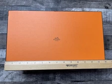 HERMES EMPTY  BOX  14”x 8.5”x5” Orange color
