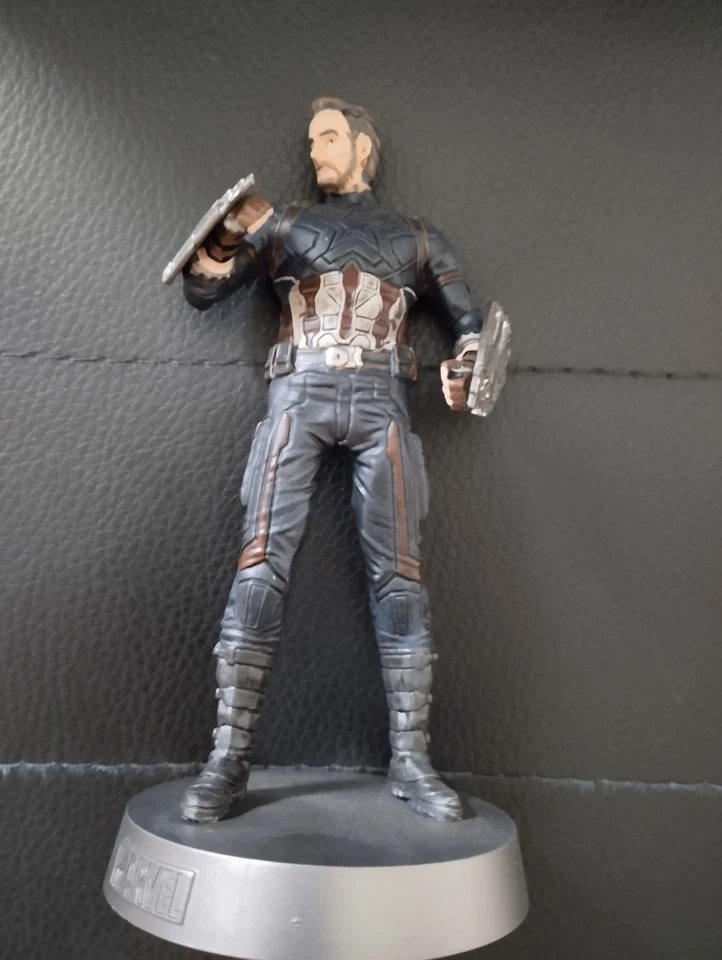 coffret collector eaglemoss " captain america " en plomb - Photo 4/4