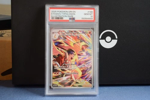 Ethan's Typhlosion 190/182, Destined Rivals, PSA 10, Gem Mint