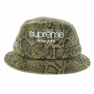 SUPREME 24SS Chino Twill Crusher Snake Chino Twill Crusher Mütze Mütze M/L...