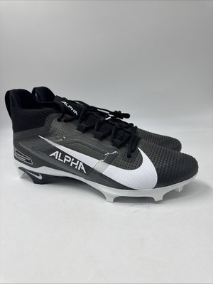 Nike Alpha Menace 4 Elite Black Football Cleats HF5107-001 Men s Size 16 Wide