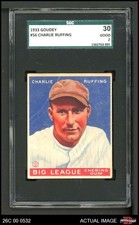 1933 Goudey #56 Red Ruffing Yankees HOF SGC 2 - GOOD