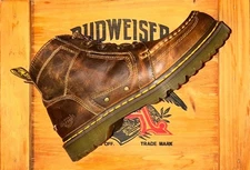 Dr. Martens “CHUCK” Air Wair Brown Leather Boots US Sz 11 Women, 10 Men EUC