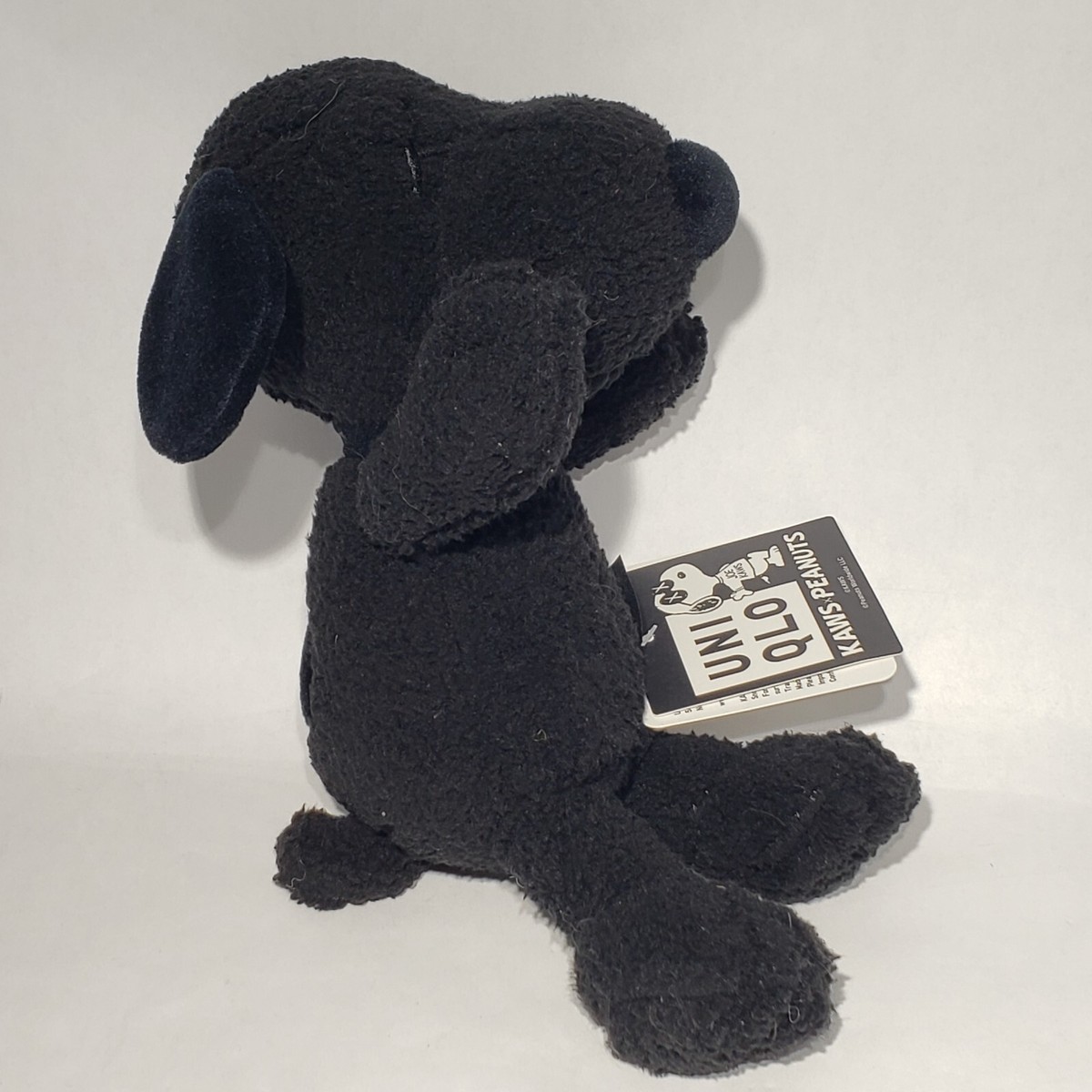 タグ 袋付　UNIQLO KAWS×PEANUTS ぬいぐるみ ブラック 3点 Uniqlo KAWS X Peanuts 11