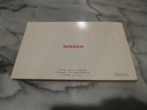 2009 Nissan Navigation Manual - Picture 3 of 4