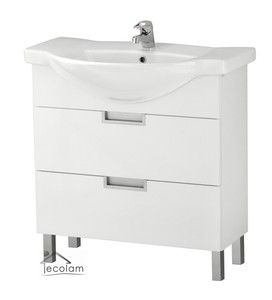 Details zu Badmöbel Waschbecken 80 cm Waschtisch Waschbeckenunterschrank Schubladen D&L Details zu Badmöbel Waschbecken 80 cm Waschtisch Waschbeckenunterschrank Schubladen D&L