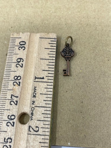 Small Keys for Crafting Jewelry Steampunk Skelton and Barrel Mini Keys 25 Pieces - Picture 3 of 4