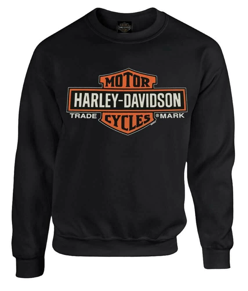 Harley-Davidson Men's Elongated B&S Fleece Pullover Sweatshirt, Black 30298768
Opens in a new window